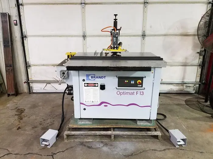 Used BRANDT OPTIMAT F-13 TOP AND BOTTOM TRIMMER Edge Banders | John G Weber Co Inc #344489