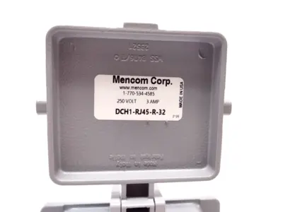 DCH1-RJ45-R-32 | Mencom  Panel Interface Connector With China 10AMP Outlet RJ45 3A - New Other