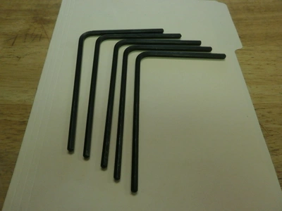 Used Allen 6"X4.5" Allen Wrenches (QTY 5)