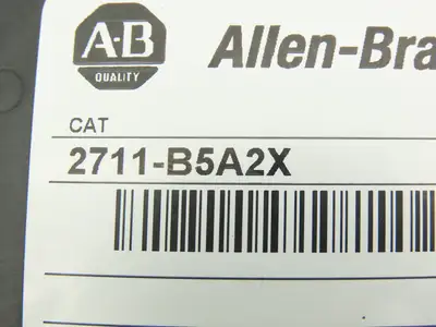 Allen Bradley 2711-B5A2X PanelView 550 Keypad Touchscreen Ser H  *Bad Screen*