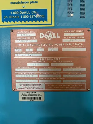 1993 DOALL 2013-V Vertical Band Saws | GMT (15)