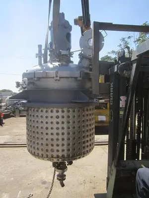 Reactor, 300 Gallon, S/st, Jkt, Sweep Agit, 45 PSI (4) #S739749
