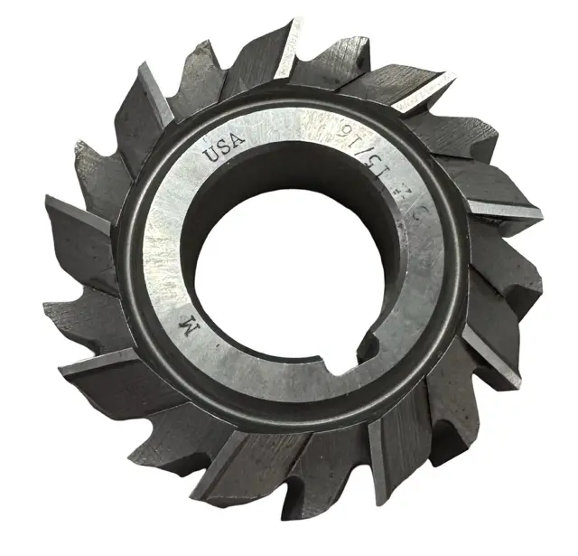 Morse 3" x 15/16" x 1-1/4" Side Milling Cutter 18T Staggered Tooth USA Made
