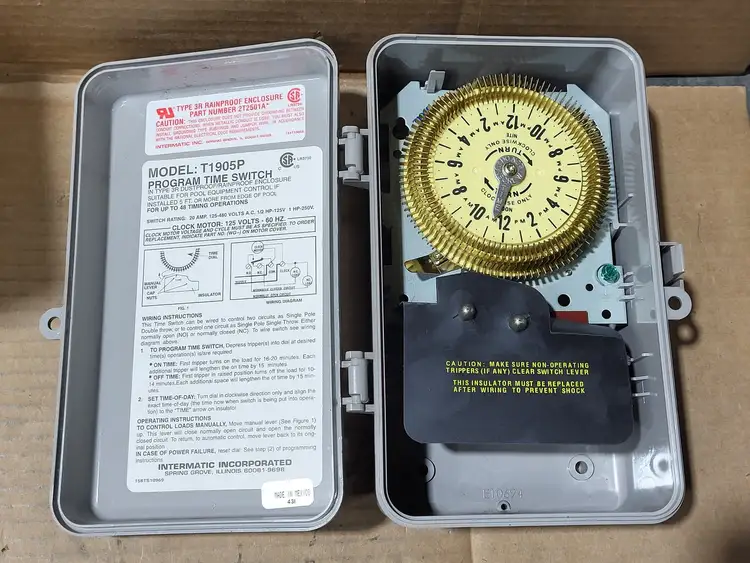 Used INTERMATIC T1905P Switchgears British Columbia CA | Lenmark #1438262