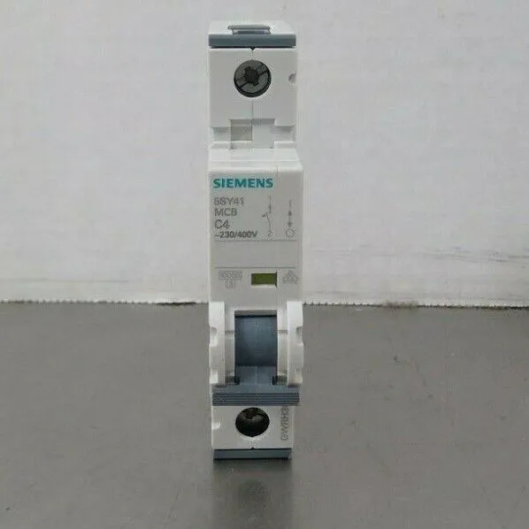 SIEMENS 5SY41 MCB C4 CIRCUIT BREAKER / 5SY4104-7 / ~230-400V 4E-5