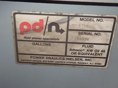 USED POWER DRAULICSNIELSEN INC 9730