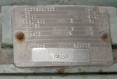 USED SPENCER VACCUM PRODUCER 35 X 20 CAT NO.