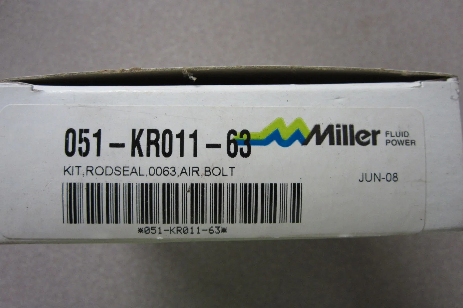 NEW MILLER 051-KR011-63 ROD SEAL KIT 051KR015163