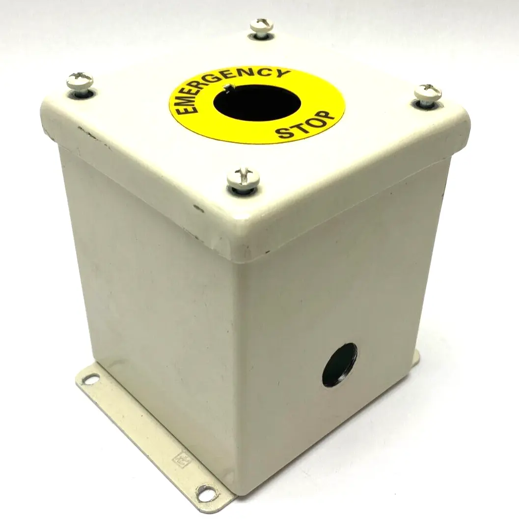 Used Hoffman Extra Deep Emergency Push Button Enclosure Electrical Boxes Michigan US | Maverick Industrial Sales #1391341