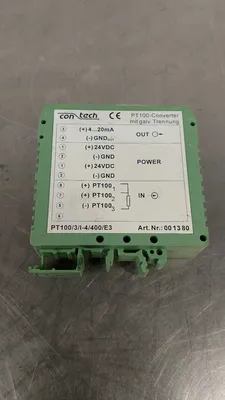 Contech Pt100/3/I-4/400E3 Isolating Amplifier Art.Nr.001380 3D-29