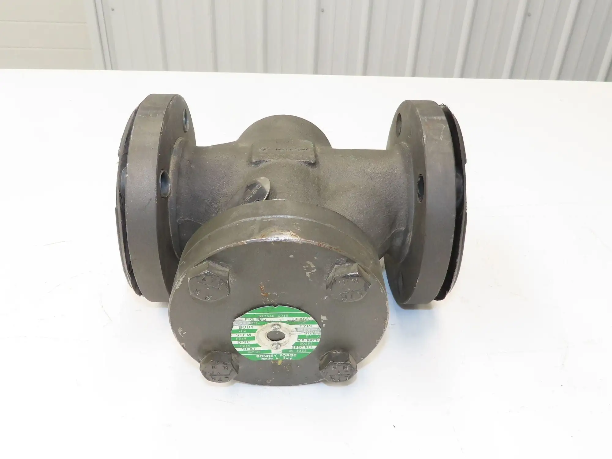 Bonney Forge 977646-0019 Piston Check Valve 2" ANSI Flange Class 150