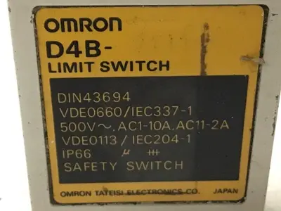 Used OMRON D4B-2111 Relays & Switches Michigan US | Ideal Machinery #1299898