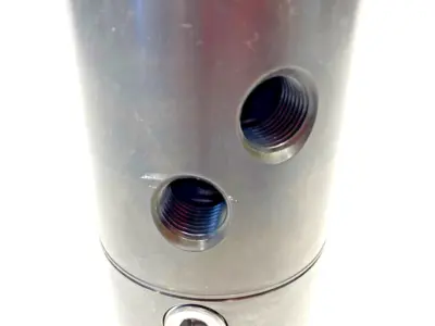USED ROTARY SYSTEMS INC SERIES RU012 2-PASS THREADED SHAFT ROTARY UNION
