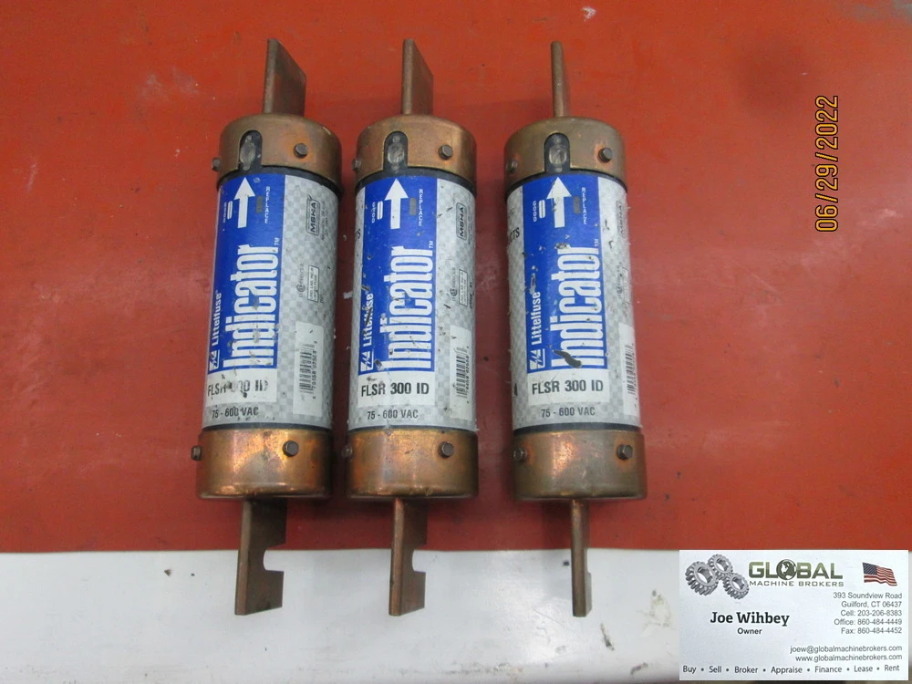Littelfuse Indicator Fuse FLSR 300 ID, 300 amp, Class RK5 Tested Good