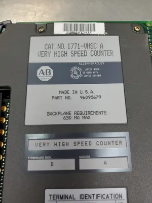Allen Bradley 1771-VHSC/A Very High Speed Counter. 3D-39