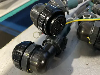 Used FANUC A6608019T128 Cable & Wire Ohio US | HGR 24 #1094847