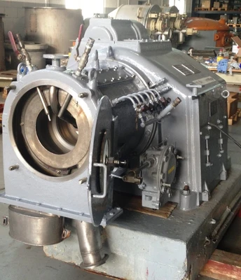 Escher-Wyss AR-300/2 2-stage pusher centrifuge, 316SS.