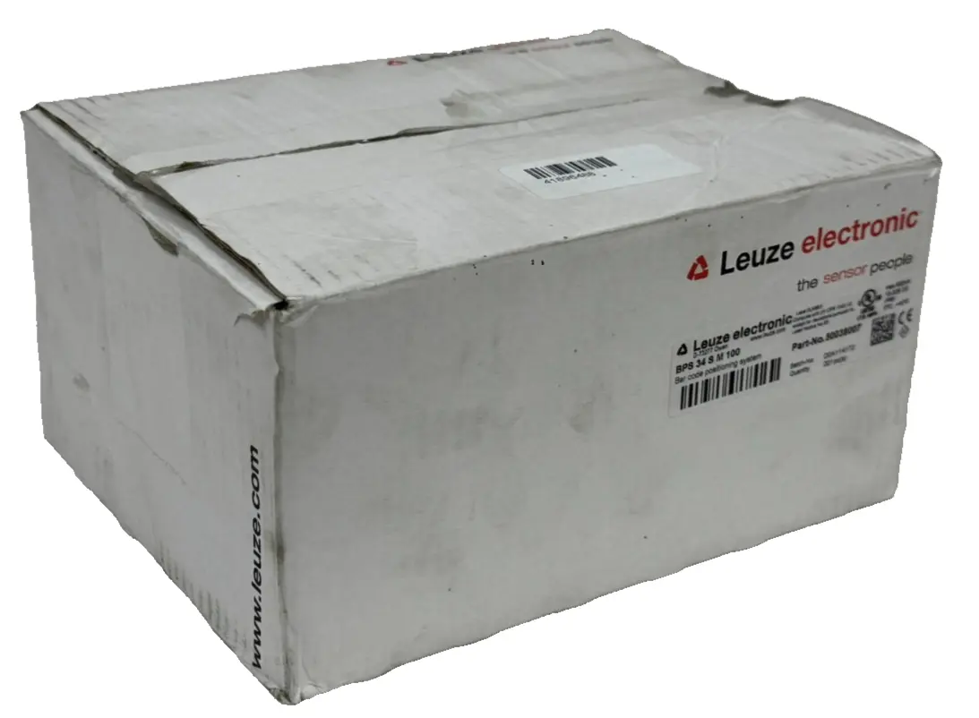 NEW LEUZE BPS-34-S-M-100 BARCODE POSITIONING SYSTEM 50038007