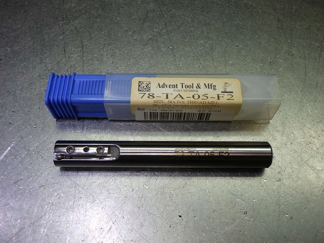 Advent Tool .70" Coolant Thru Thread Mill 1/2" Shank 78-TA-05-F2 (LOC2793D)