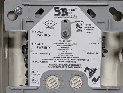 Notifier by Honeywell FCM-1-REL Releasing Control Module with Enclosure Used