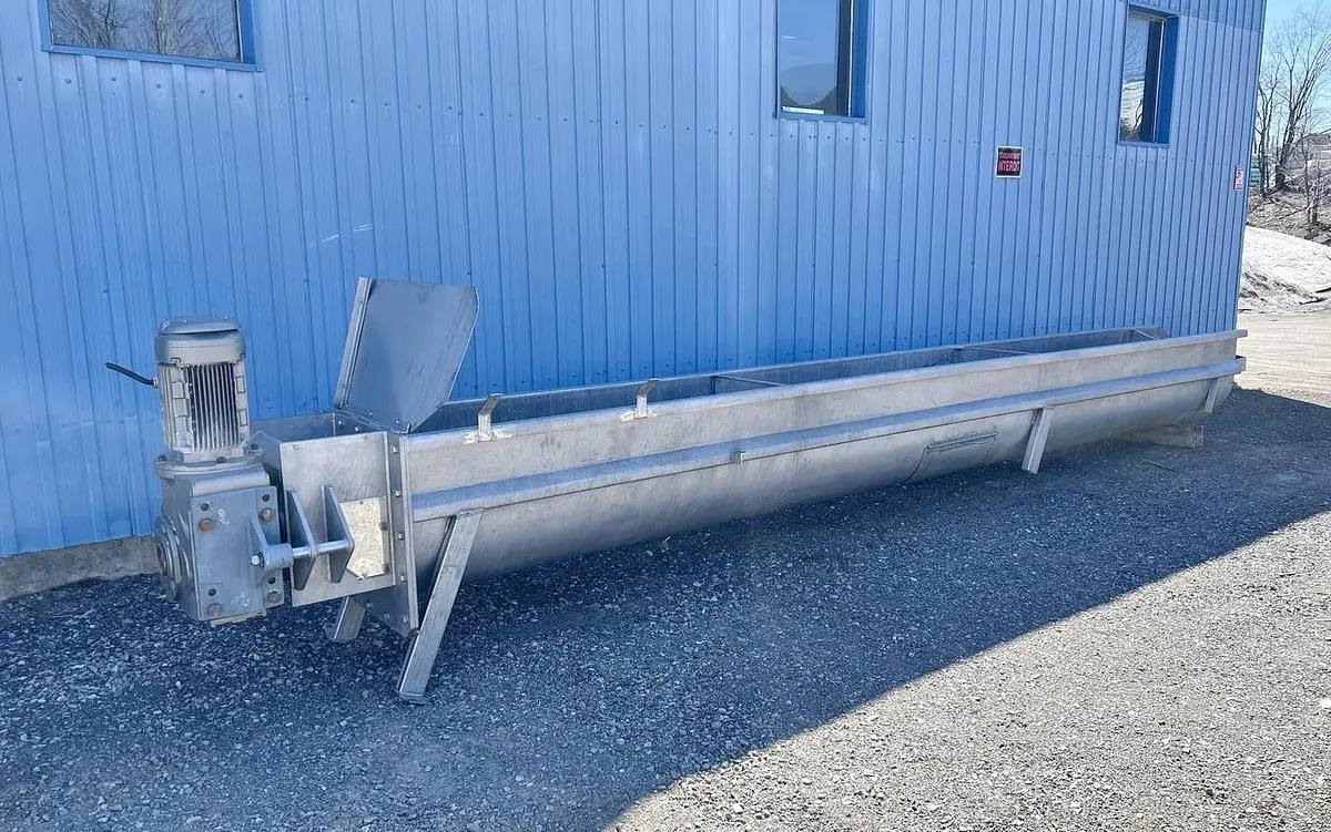 Used Screw Conveyor, 24’’ Diameter x 252’’ Long