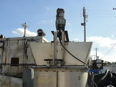 SPC7007  Tank 300 gallon vertical tank, Stainless Steel, 1 hp agitator, conical