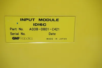 USED FANUC A03B-0801-C421 INPUT MODULE A03B0801C421