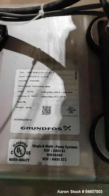 Used AQUAFINE ASTIM TYPE Water Purification Illinois US | Aaron Equipment #1369523