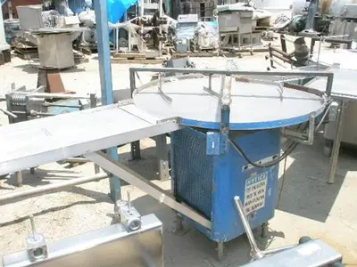Table, Accumulation, 42" Dia, S/st, 1/4 HP, C/st Frame #S734777