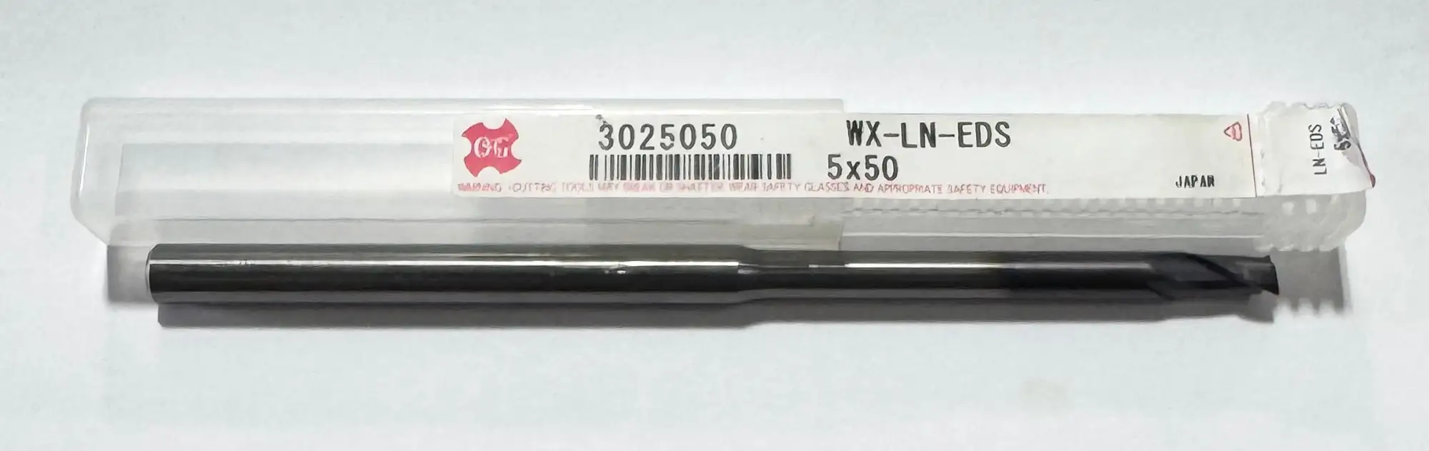 OSG 5mm Carbide End Mill, Long Neck, Deep Ribbed 2 Flute WX-LN-EDS