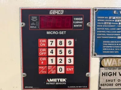 BLISS 35 TON OBI O.B.I, Flywheel, Single Crank Presses | Timco, Inc. (7)