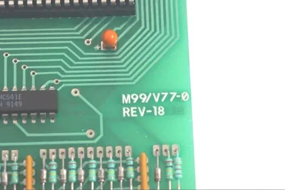 VORNE IND. M99/V77-0 CONTROL BOARD REV-18, M99/V77