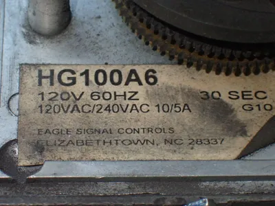 Used EAGLE SIGNAL HG100A6 Timers Ohio US | HGR 24 #884001