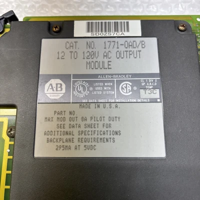 USED Allen-Bradley 1771-0AD/B