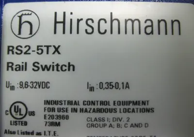 USED Hirschmann RS2-5TX