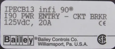 NEW BAILEY IPECB13 CIRCUIT BREAKER INFI 90
