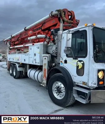 Used 2005 MACK MR688S Concrete Mixer Trucks Colorado US | Proxy Equipment #1379001