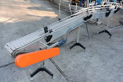 USED 11' STAINLESS STEEL  CONVEYOR 7" X 11' S CONVEYOR