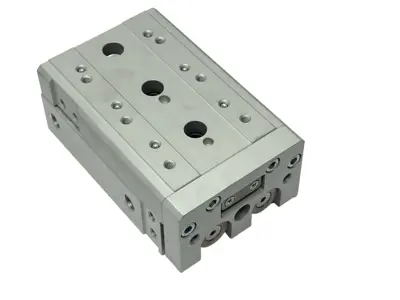 SMC MXS20-50 Pneumatic Cylinder Dual Rod Slide Table 20mm Bore 50mm Stroke - New Other