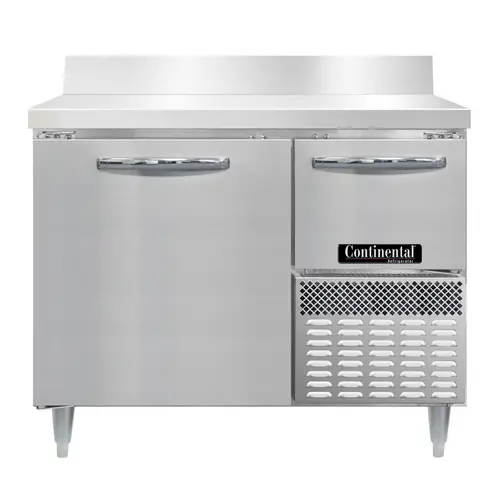 Continental DRA43NSSBS 43" Worktop Refrigerator W/ (2) Sections, 115v