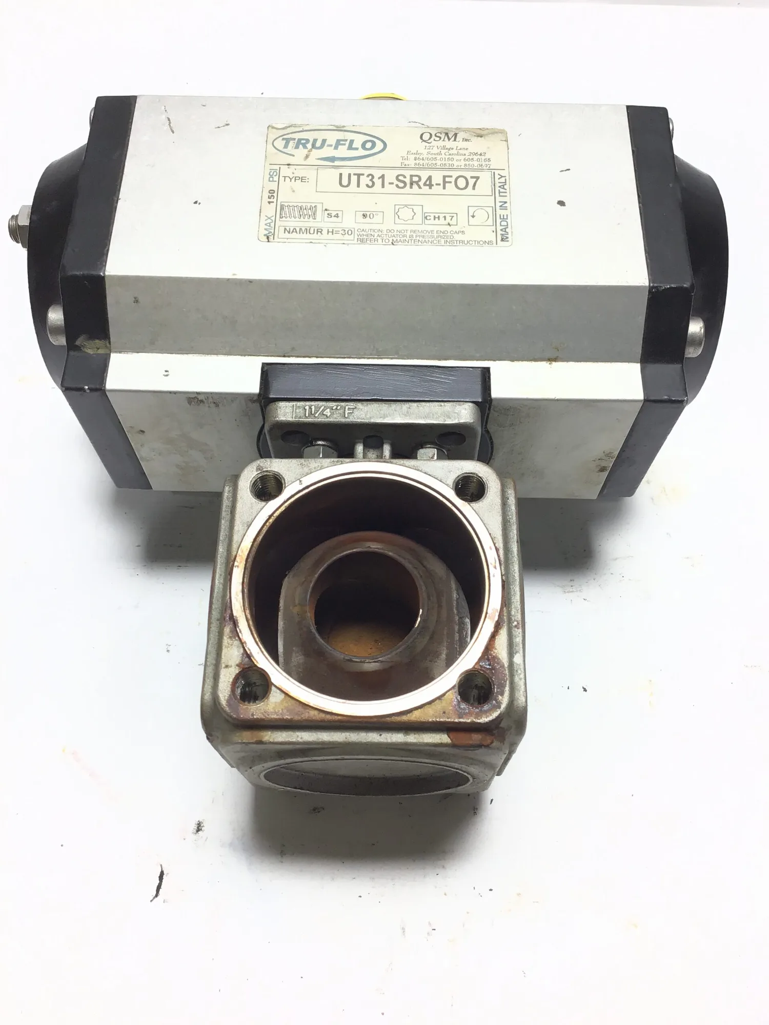Tru-Flo QSM UT31-SR4-FO7 Pneumatic Actuator