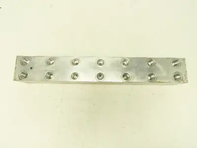 Daman AD03HP074S/PC 7-Station Aluminum Hydraulic Manifold Valve Block D03 SAE