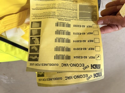 Used MDI ECONO-VAC SPLINTS / BRACES Medical Supplies Michigan US | Miedema Asset Management Group #1390091