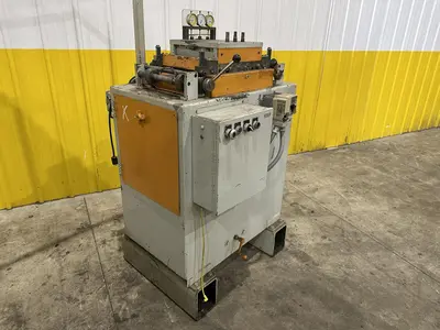 10" x .130" DURANT JACO MODEL #VS-MD-10 POWERED COIL STRAIGHTENER: STOCK #23071