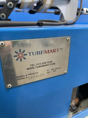 Used TUBEMART PNCB115 Pipe, Tube & Bar Benders Ohio US | HGR 24 #1006943