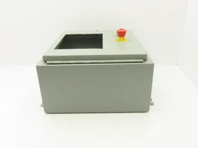 Wiegmann N12161608 Electrical Enclosure 16x16x8" Wall Mount Panel Cutout 9x7"