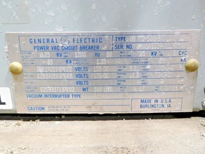 GE VB 7.2-500-3 Circuit Breakers | Equipment Recovery Corp. (8)