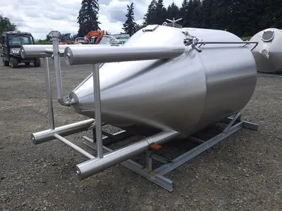 (4) Available - Used 20bbl/25hl Jacketed Conical Fermenters