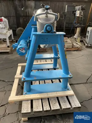 USED Patterson-Kelley 1 Cu Ft P-K CrossFlow Twin Shell Blender, S/S