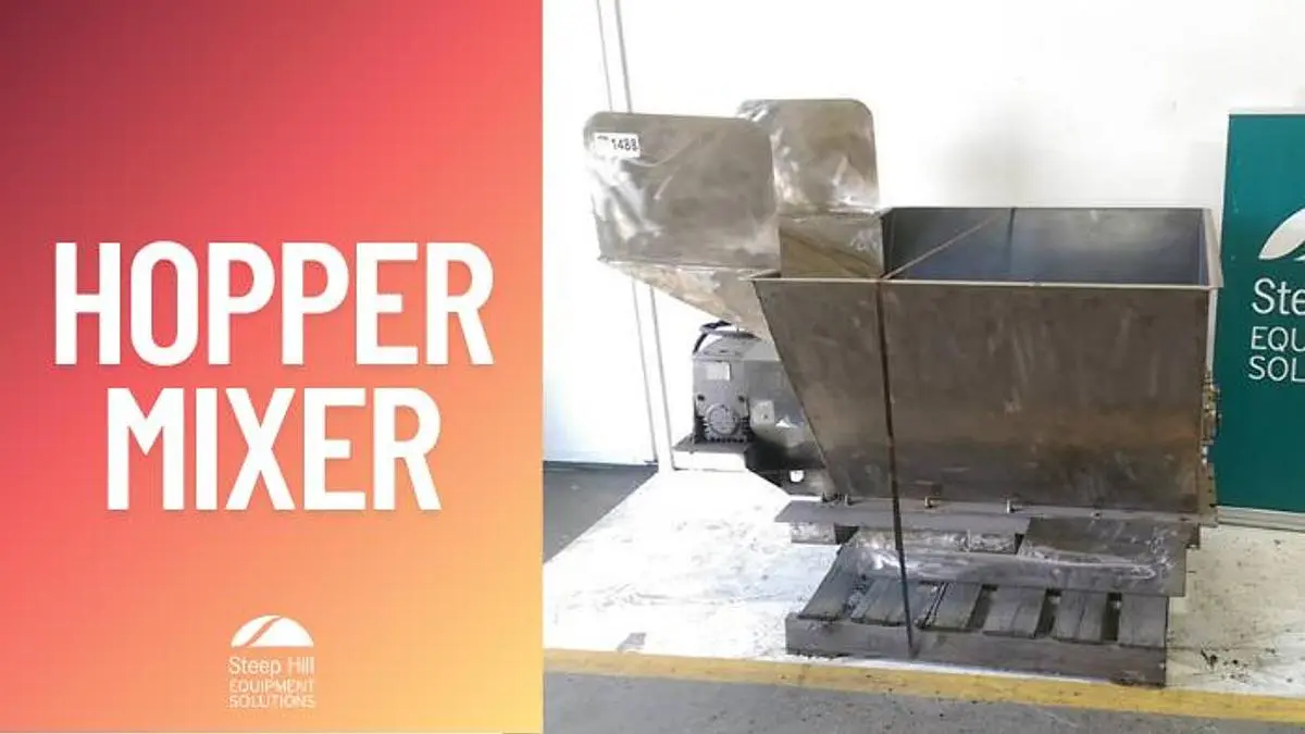 100 gallon Hopper / Mixer for a Depositor